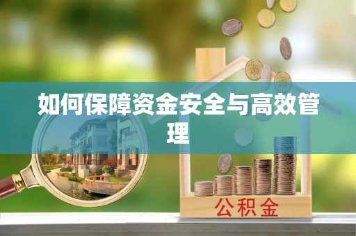 会泽如何保障资金安全与高效管理