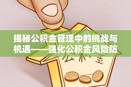 会泽揭秘公积金管理中的挑战与机遇——强化公积金风险防控的多维策略