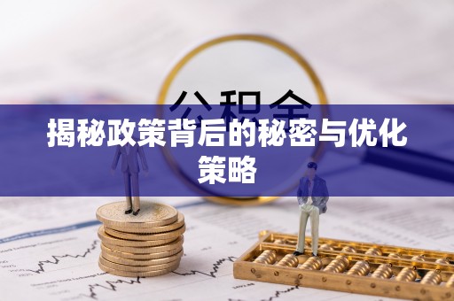 会泽揭秘政策背后的秘密与优化策略