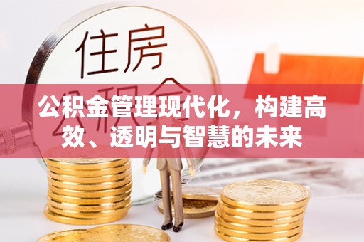 会泽公积金管理现代化，构建高效、透明与智慧的未来
