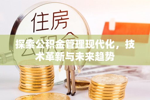 会泽探索公积金管理现代化，技术革新与未来趋势