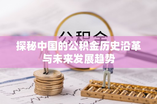 会泽探秘中国的公积金历史沿革与未来发展趋势