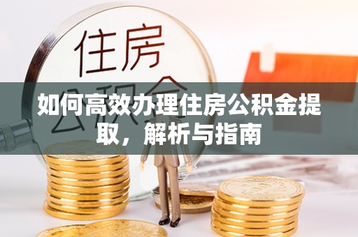 会泽如何高效办理住房公积金提取，解析与指南