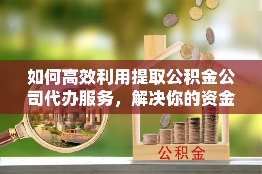 会泽如何高效利用提取公积金公司代办服务，解决你的资金难题