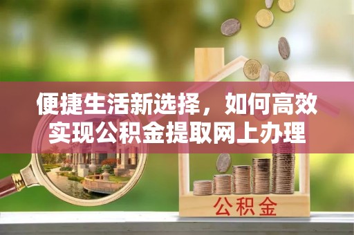 会泽便捷生活新选择，如何高效实现公积金提取网上办理