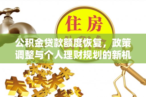 会泽公积金贷款额度恢复，政策调整与个人理财规划的新机遇
