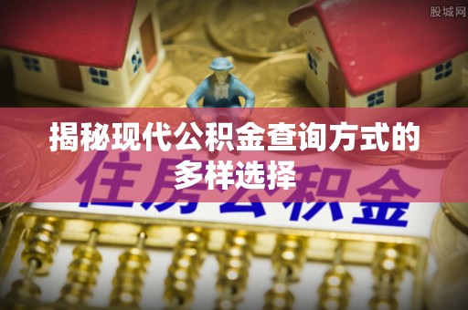 会泽揭秘现代公积金查询方式的多样选择
