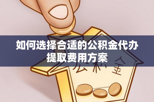 会泽如何选择合适的公积金代办提取费用方案