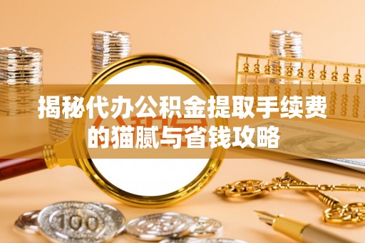 会泽揭秘代办公积金提取手续费的猫腻与省钱攻略