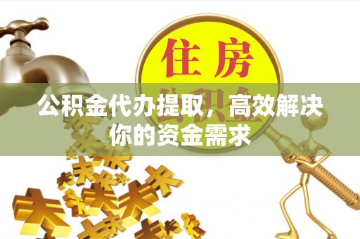 会泽公积金代办提取，高效解决你的资金需求