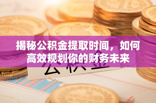 会泽揭秘公积金提取时间，如何高效规划你的财务未来