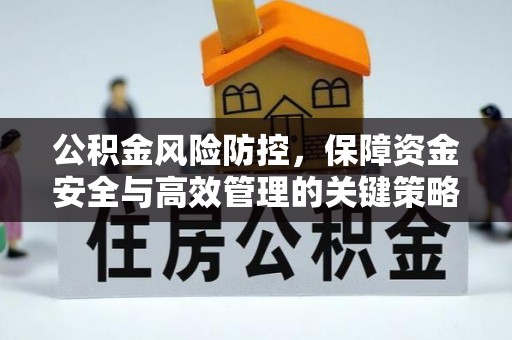 会泽公积金风险防控，保障资金安全与高效管理的关键策略